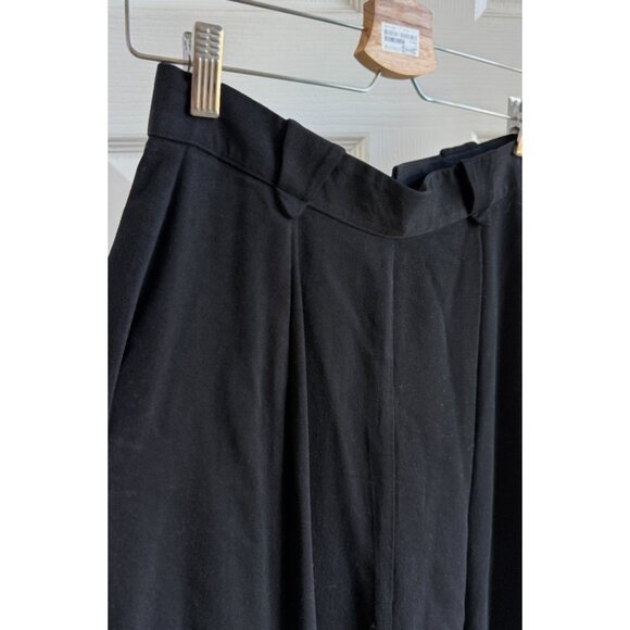 Vintage Lady Reiner A Line black skirt with belt loops - Picture 2 of 7